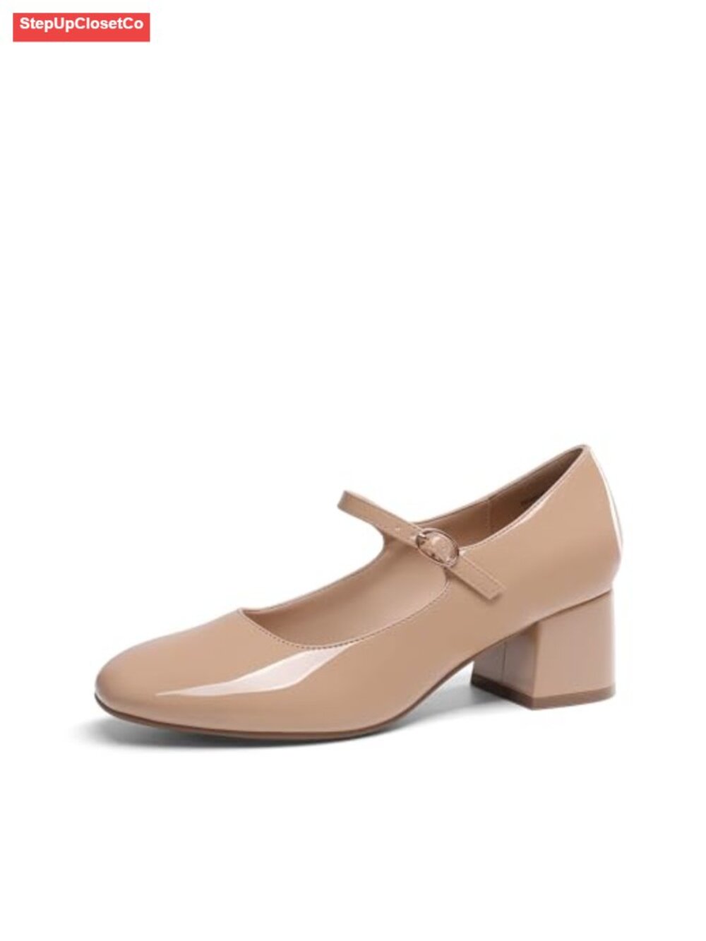 Mary Jane Heels Chunky Block Low Heel Pumps Women's Dress Shoes